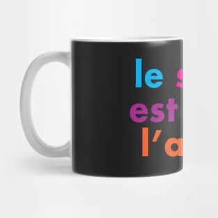 LE SINGE EST DANS L'ARBRE - 1980s 'O' Level French Lessons Mug